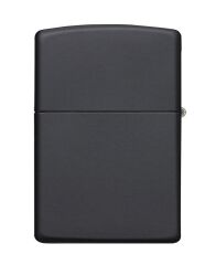 Zippo Black Matte White Logo Design Çakmak