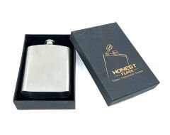 Honest Paslanmaz Çelik Cep Matarası Zincirli Kapak - 7 OZ