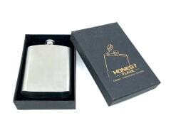 Honest Paslanmaz Çelik Cep Matarası Zincirli Kapak - 7 OZ