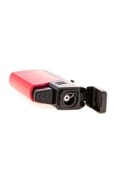Parmida Tek Torch Puro Çakmağı Kırmızı-Siyah