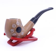 Dapper Gül Ağacı Gövde 9mm Filtreli Gemici Pipo