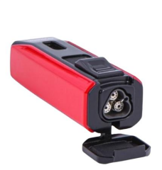 Parmida 3 Torch Puro Çakmağı Kırmızı-Siyah