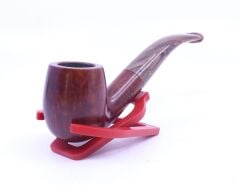 Şahin Sarı Yıldız Bent Billiard 9mm Filtreli Akrilik Saplı Pipo Mod L-10 247787
