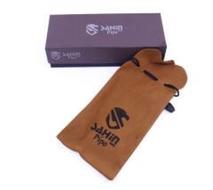 Şahin Sarı Yıldız Bent Billiard 9mm Filtreli Akrilik Saplı Pipo Mod L-10 247787