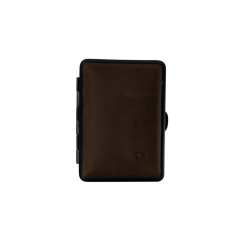 Vom Hofe Koyu Kahve Deri Sigara Tabakası - 605310