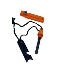 Magnezyum Çubuğu Ateş Başlatıcı – Hayatta Kalma Kiti - Turuncu