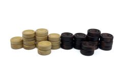 Şimşir Ağacı El İşçiliği Tavla Pulu Seti 2 cm