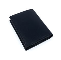 Kayader Collection %100 Hakiki Deri Siyah Erkek Cüzdan & Kartlık – Şeffaf Kimlik  Ehliyet Pencereli, Katlanır Dikey Model