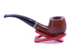 Şahin Sarı Yıldız Bent Apple 9mm Filtreli Akrilik Saplı Pipo 237139-320