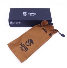 Şahin Kırmızı Yıldız Bulldog 9mm Filtreli Kahverengi Saplı Pipo