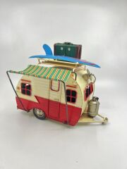 Dekoratif Metal Karavan Biblo