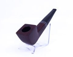 Şahin Kırmızı Yıldız Panel 9mm Filtreli Akrilik Saplı Metal Bilezikli Pipo 530