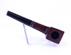 Şahin Kırmızı Yıldız Panel 9mm Filtreli Akrilik Saplı Metal Bilezikli Pipo 530