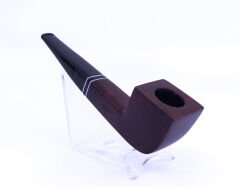 Şahin Kırmızı Yıldız Panel 9mm Filtreli Akrilik Saplı Metal Bilezikli Pipo 530