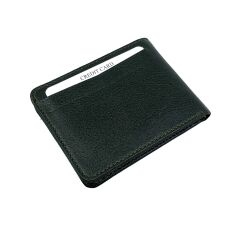 Bons Hakiki Deri Erkek Cüzdan - Minimalist Kartlık ve Cüzdan - Koyu Yeşil