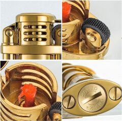 Silvio Monetti Gaz Lambası Dizayn Benzinli Çakmak