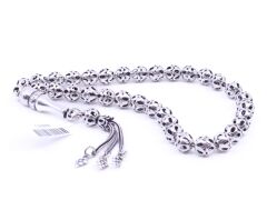 Küre Model 925 Ayar Gümüş Tesbih