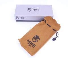 Şahin Kırmızı Yıldız Dublin 9mm Filtreli Ebonit Saplı Pipo 237085-112