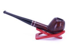 Şahin Kırmızı Yıldız Billiard 9mm Filtreli Ebonit Saplı Pipo 237060-103 Model 1