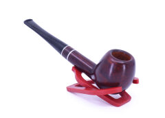 Şahin Kırmızı Yıldız Billiard 9mm Filtreli Ebonit Saplı Pipo 237060-103 Model 2