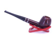 Şahin Kırmızı Yıldız Billiard 9mm Filtreli Ebonit Saplı Pipo 237060-103 Model 2