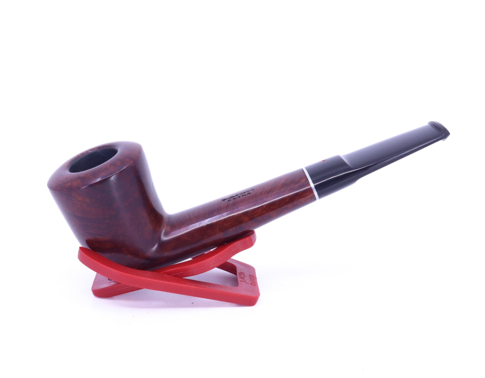 Şahin Kırmızı Yıldız  Dublin 6mm Filtreli Ebonit Saplı Pipo 237095-406