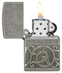 Zippo Antique Silver Çakmak