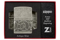 Zippo Antique Silver Çakmak