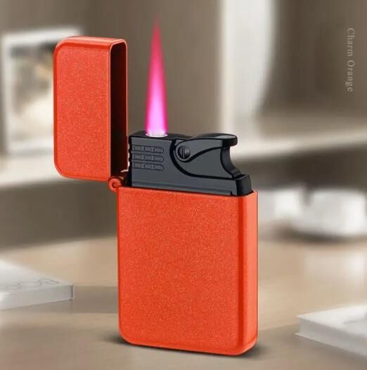 Silvio Monetti Küçük Boy Puro Çakmağı Turuncu Renk