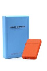 Silvio Monetti Küçük Boy Puro Çakmağı Turuncu Renk
