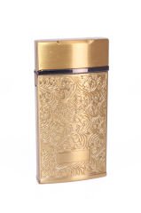 Metal Puro Çakmağı Gold - Gravür İşleme Gövde Tek Torch Jet Alev