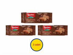 Loacker Gardena Chocolate - Çikolatalı Krema Dolgulu Sütlü Çikolata ile Kaplı Çıtır Gofret 38 g (3 ADET)