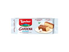 Loacker Gardena Coconut - Sütlü Çikolata ile Kaplanmış Hindistan Cevizi Kreması Dolgulu Çıtır Gofret 38 g (3 ADET)