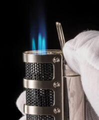 Silvio Monetti 3 Torch Puro Çakmağı Gunmetal