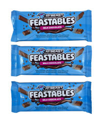 Feastables Mr Beast Sütlü Çikolata 60 gr (3 ADET)