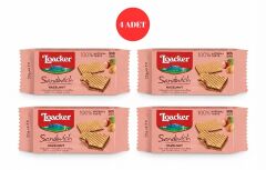 Loacker Sandwich Hazelnut - Fındıklı Krema Dolgulu Çıtır Gofret 25 g (4 ADET)