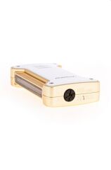 Parmida Tek Torch İri Puro Çakmağı Beyaz-Gold