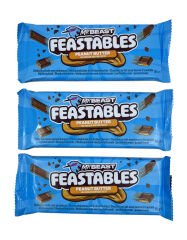 Mr Beast Feastables Peanut Butter - Fıstık Ezmeli Sütlü Çikolata (3 ADET)