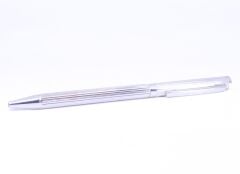 925 Ayar Gümüş Tükenmez Kalem Çizgili Model