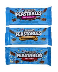 Mr Beast Feastables Peanut Butter - Milk Chocolate - Milk Crunch Sütlü Çikolata 3'lü Tadım Pakedi