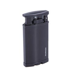 Parmida Tek Torch Pürmüz-Soft Flame Alev Puro Çakmağı Siyah