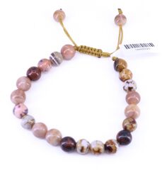 Doğal Taş Bileklik Bej Jasper