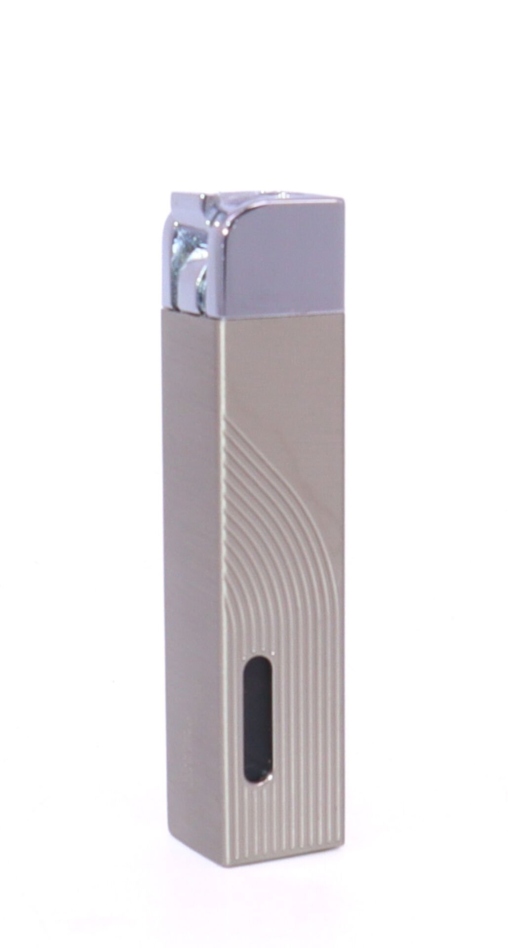 Metal Slim Puro Çakmağı - Rosegold Tek Torch Jet Alev