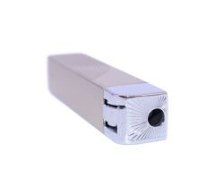 Metal Slim Puro Çakmağı - Rosegold Tek Torch Jet Alev