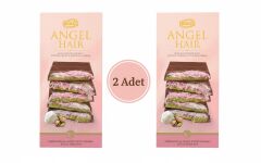 Bolçi Angel Hair Antep Fıstık Dolgulu ve Pişmaniyeli Sütlü Çikolata 170 g (2 ADET)