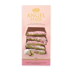 Bolçi Angel Hair Antep Fıstık Dolgulu ve Pişmaniyeli Sütlü Çikolata 170 g (2 ADET)