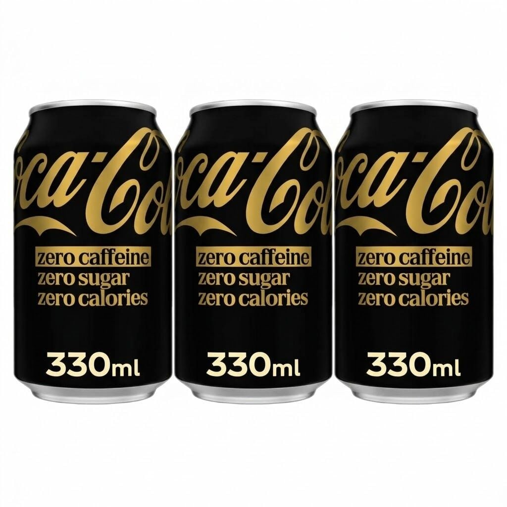 Coca Cola Zero Şekersiz Kafeinsiz 330 ML (3 ADET)