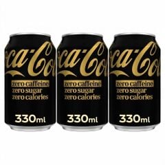 Coca Cola Zero Şekersiz Kafeinsiz 330 ML (3 ADET)