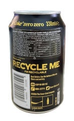 Coca Cola Zero Şekersiz Kafeinsiz 330 ML (3 ADET)