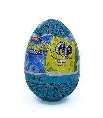 Sponge Bob Square Pants Sünger Bob Kare Şort -Glutensiz Çikolatalı Sürpriz Yumurta 20 g (1 ADET)